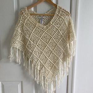 Crochet poncho